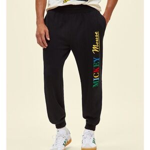 NWT Adult Unisex Bandleader Mickey Mouse Balloon Sweatpants